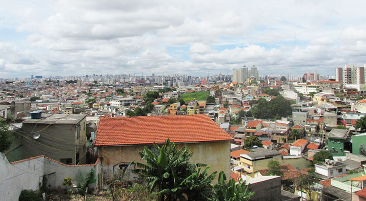 Vista da cidade a partir da Casa Verde Alta.
