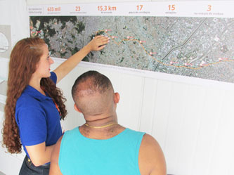 Tirando dúvidas da população.