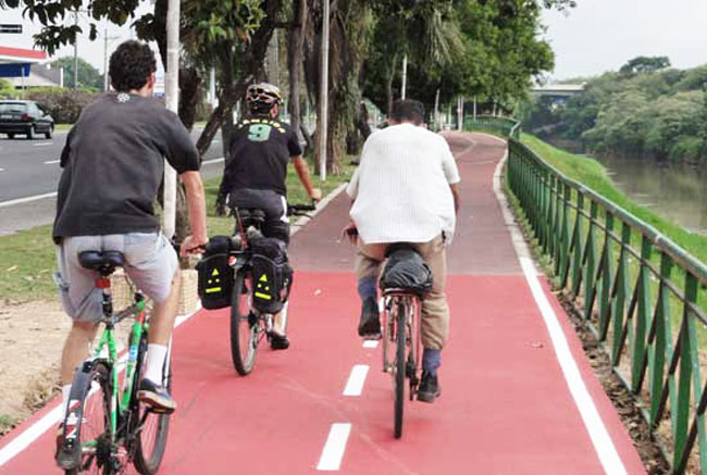 Ciclovias fazem parte de uma mobilidade sustentável (foto: viatrolebus.com.br)