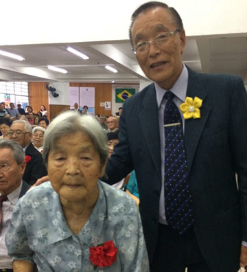 Homenageada Tiyoka Sato (97 anos).