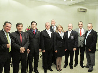 Membros do Rotary Tremembé presentes.