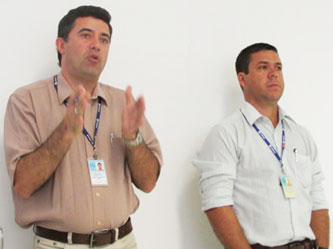 Gerentes da Sabesp Ronaldo e Reinaldo.