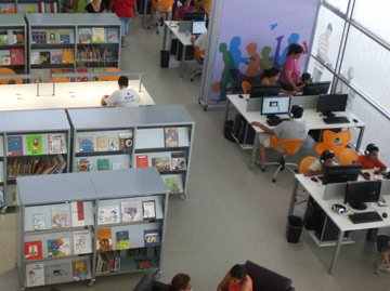 Biblioteca de SP no Parque da Juventude.