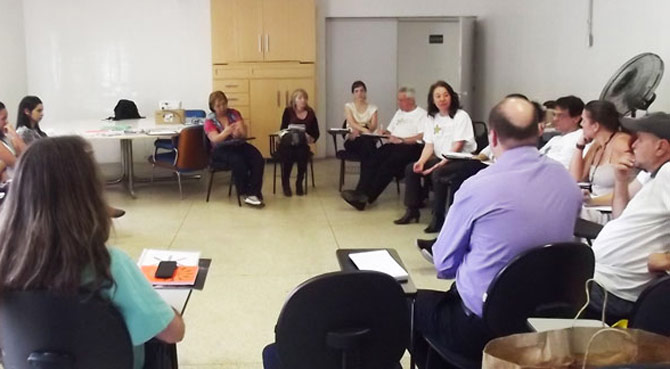 Encontro da Rede no Recanto Nossa Senhora de Lourdes.