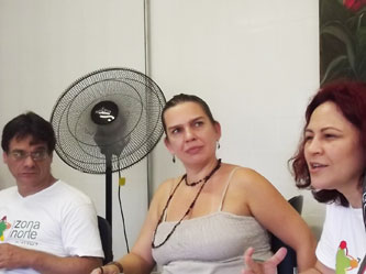 Momento do encontro.