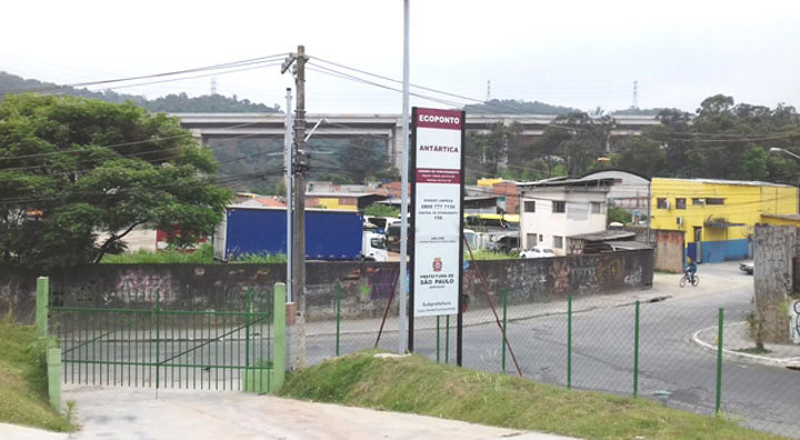 A foto do Ecoponto revelou o Rodaonel passando no Jardim Antarctica.