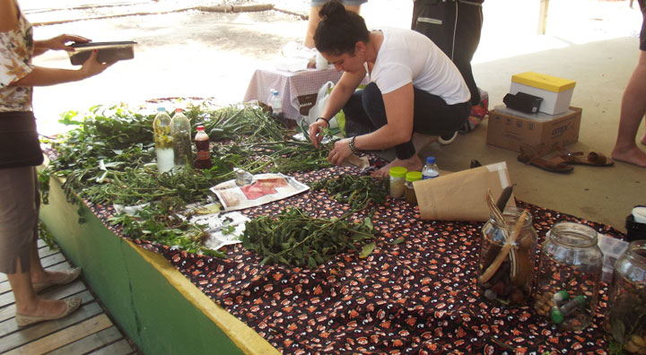 Preparação do espaço.