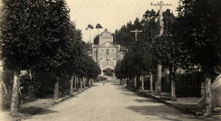 Igreja do Tremembé na época de sua fundação, em 1926.