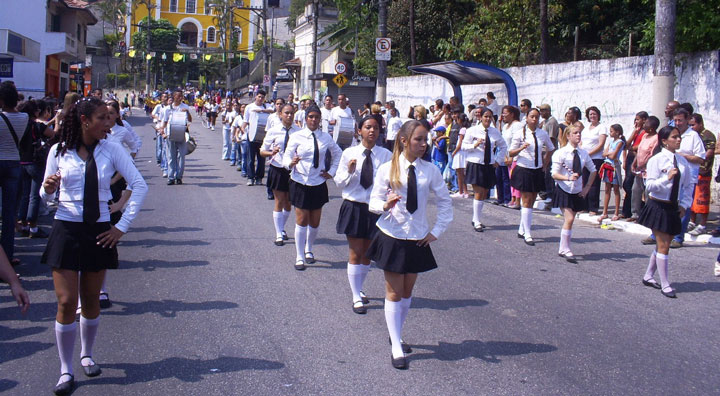 A tradição do Tremembé: desfile do Dia da Independência, em 2007.
