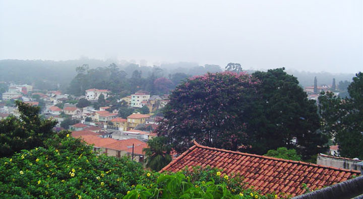 Vista da Vila Irmãos Arnoni, em direção ao Horto Florestal.