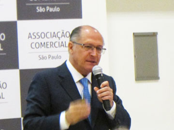Com a palavra o governador Alckmin.