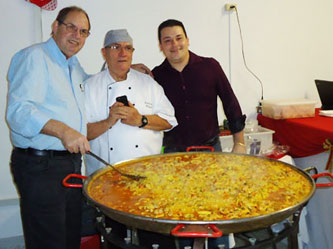 Favari, Miguel Cardena, Michel Rocha... e a paella!